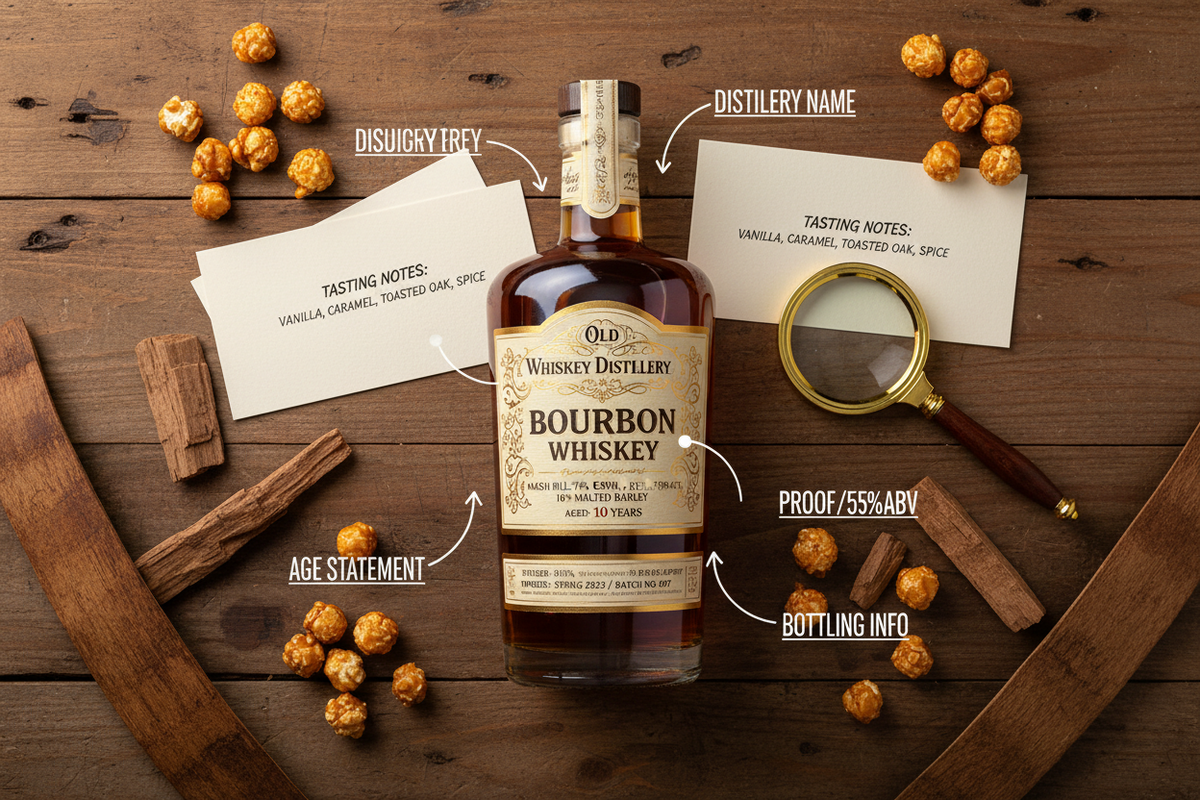 How to Read a Bourbon Label — A Complete Guide