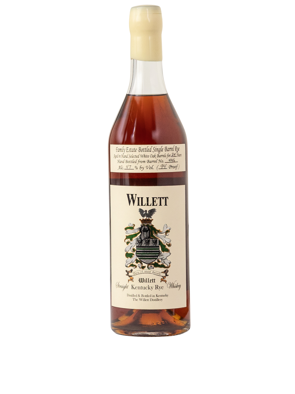 Willett Rye "24/94" White Wax bottle 87 of 264