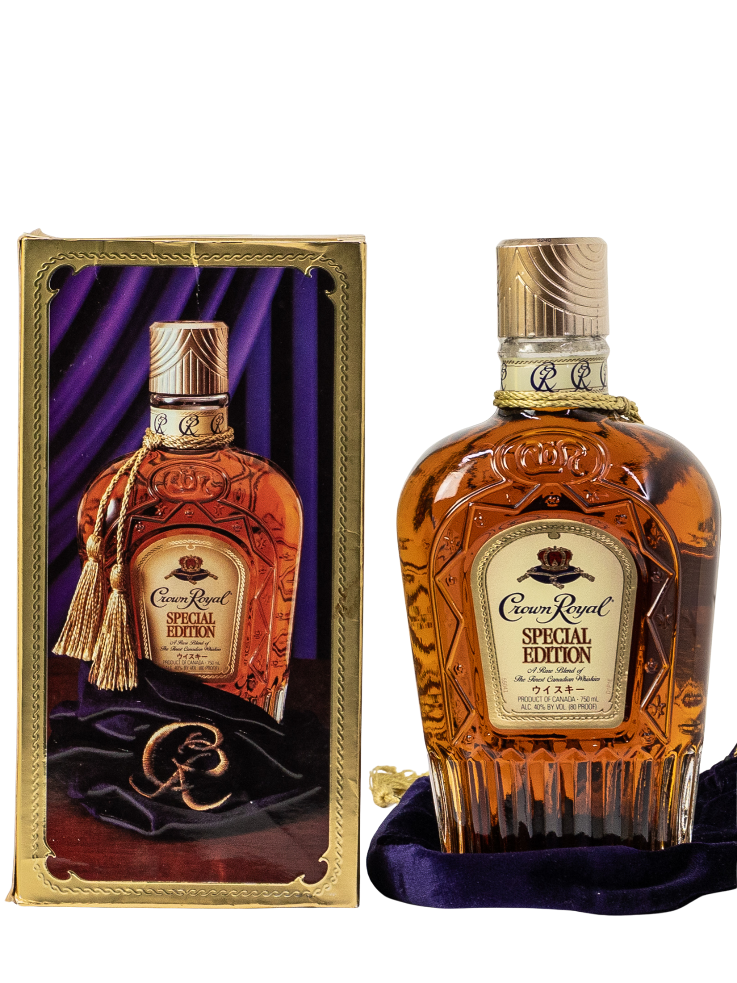 Crown Royal Special Edition 750m with bag & box (Japanese Exclusive)