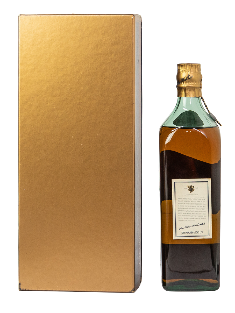 Johnnie Walker Oldest, 1990's predecessor to Blue Label with box