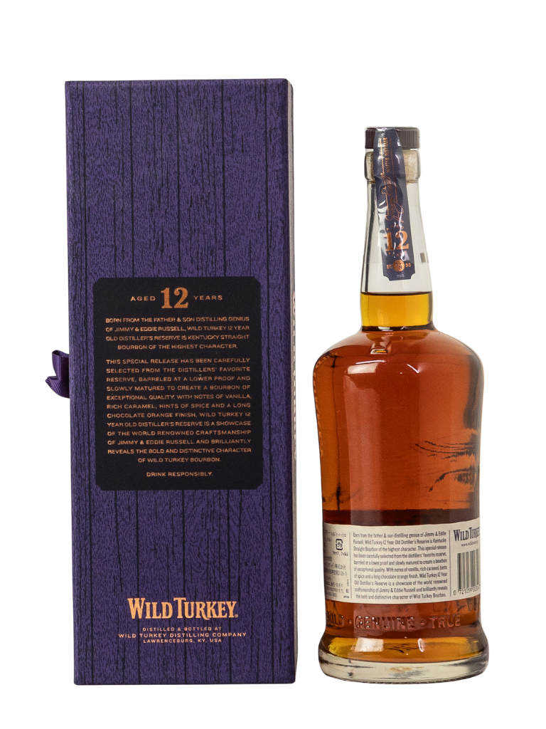 Wild Turkey 12 Year—DISCONTINUED!—101 proof for Japan with presentation box
