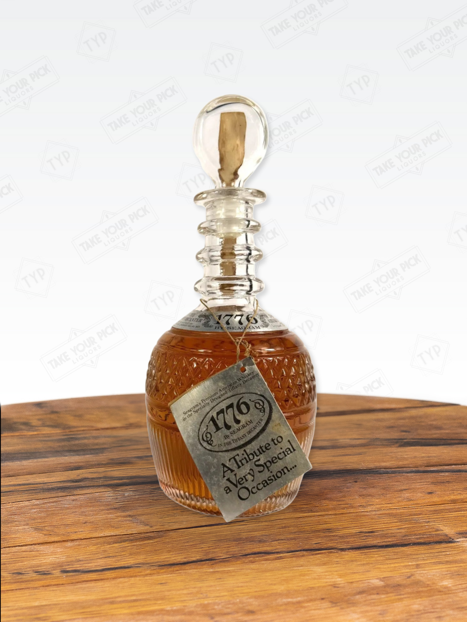 1776 Seagram's Tiffany Bicentennial Decanter 1976