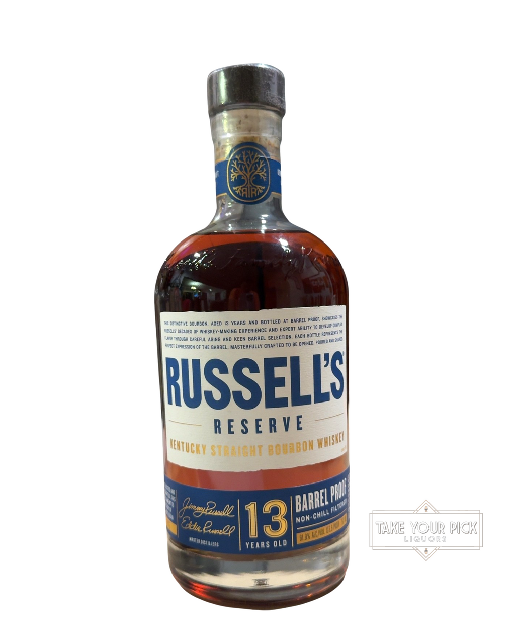 2026 Russell's Reserve 13 Years Old Barrel Proof 123.8 Proof 750ml