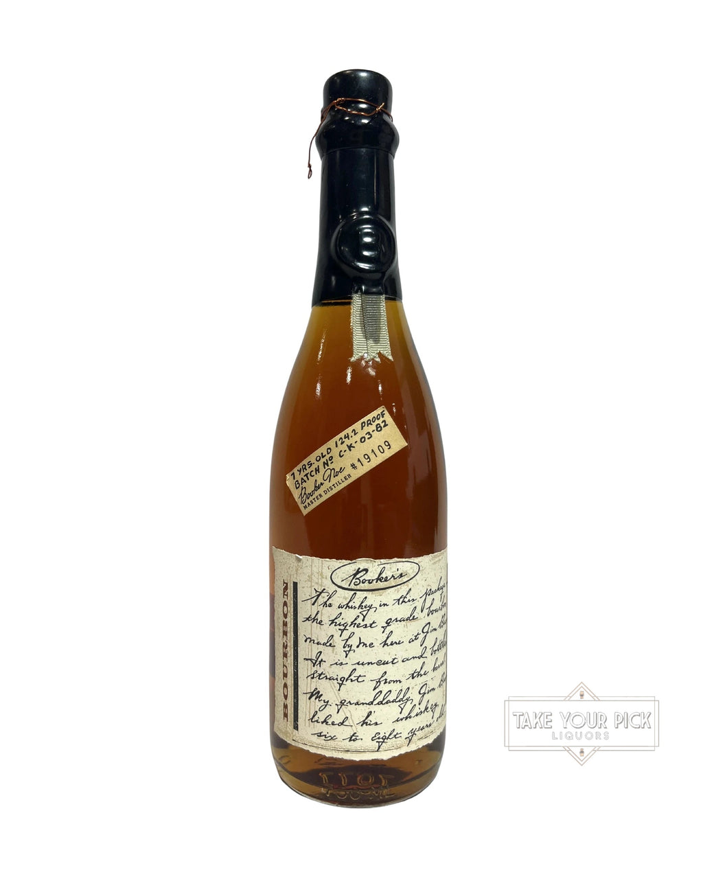 Booker's Black Wax 7-Year (C-K-03-82) 1982 124.2 Proof 750ml