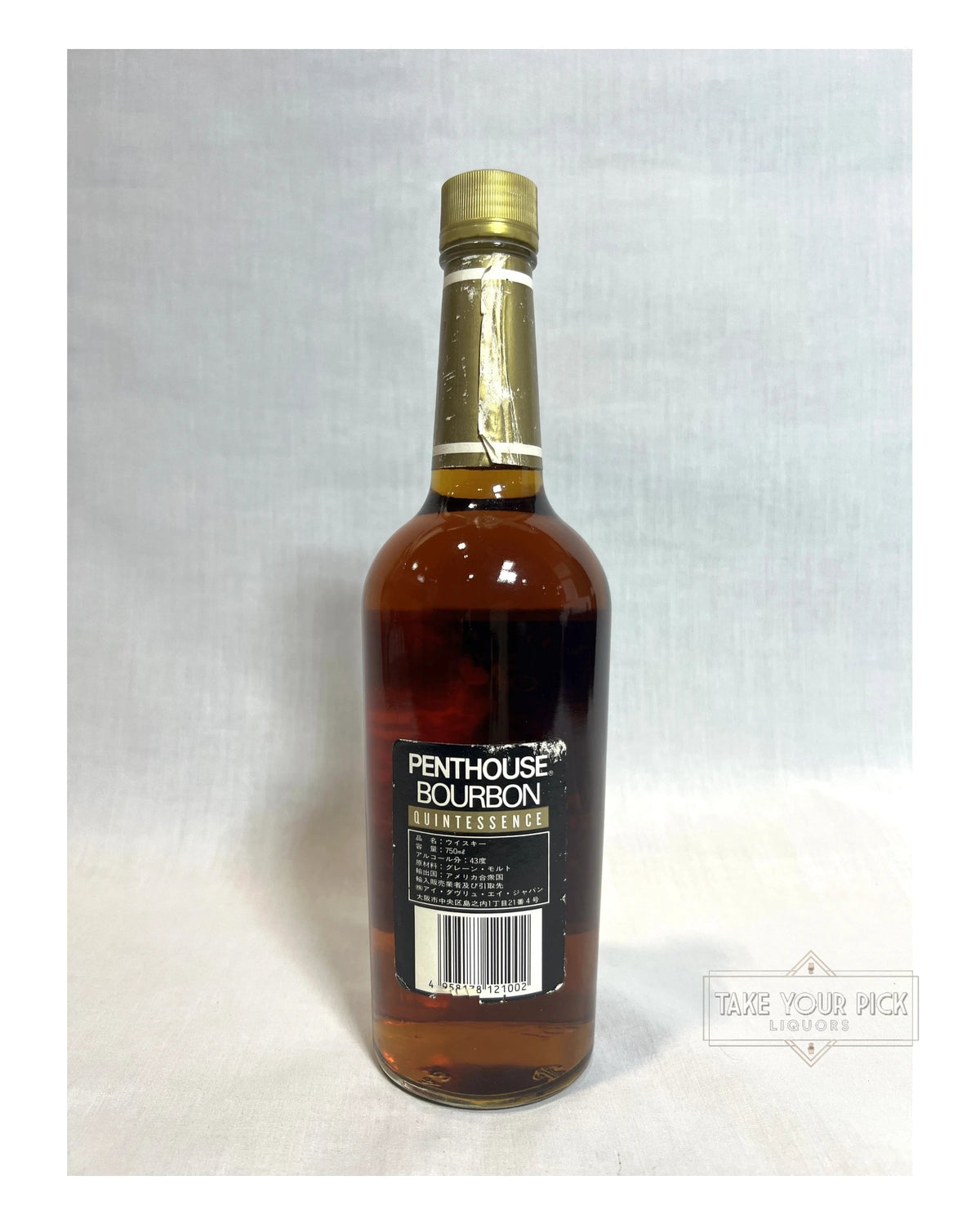 Penthouse 10 Year Buffalo Trace (1989) 86 Proof 750ml