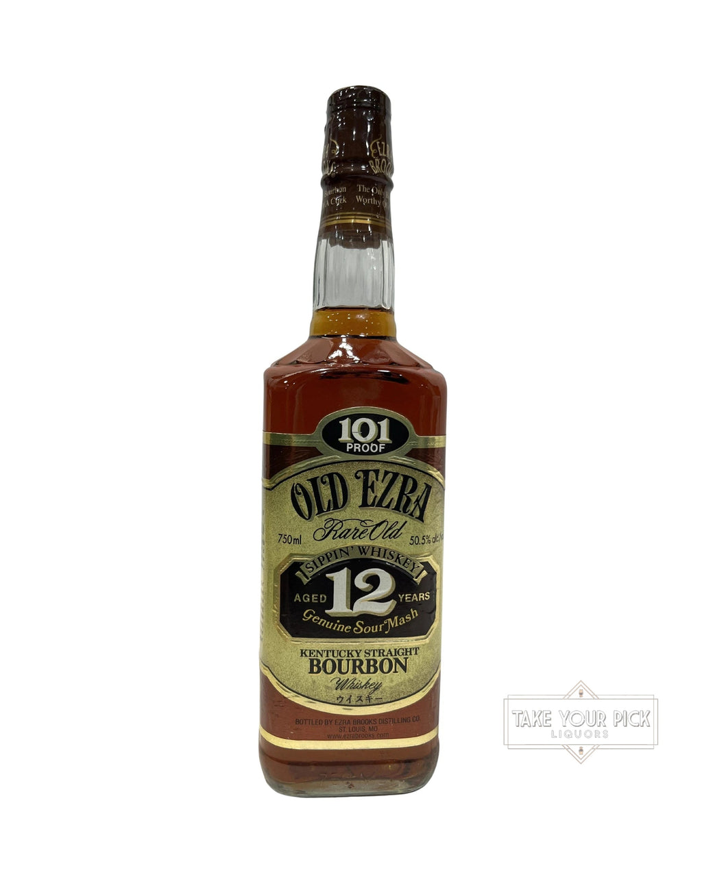 Old Ezra Rare 12 Year 101 Proof 750ml