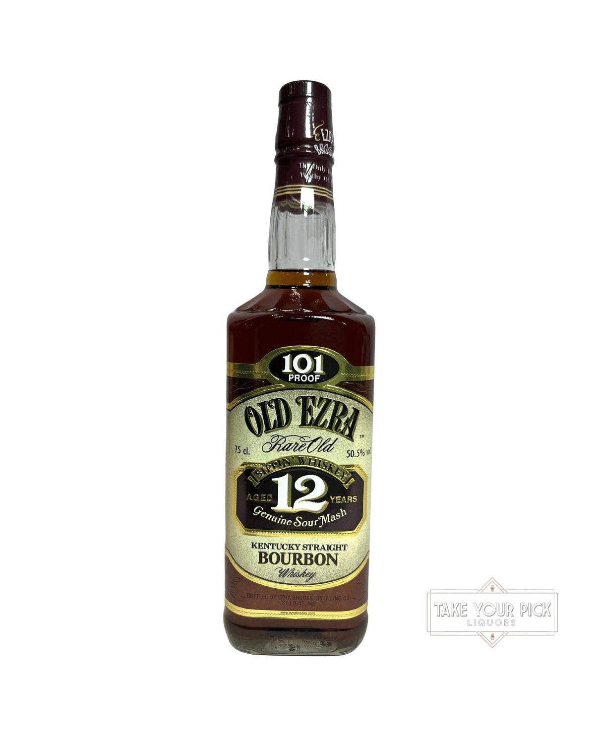 Old Ezra 12 Year (No Back Label) 101 Proof 750ml