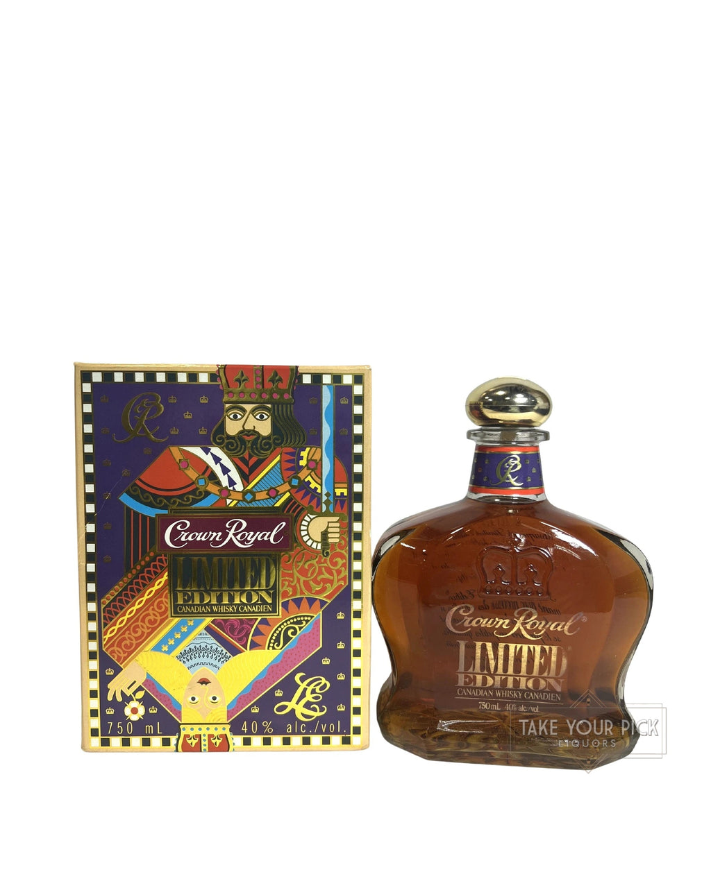 Crown Royal Limited Edition Poker Set (1976) 80 Proof 750ml