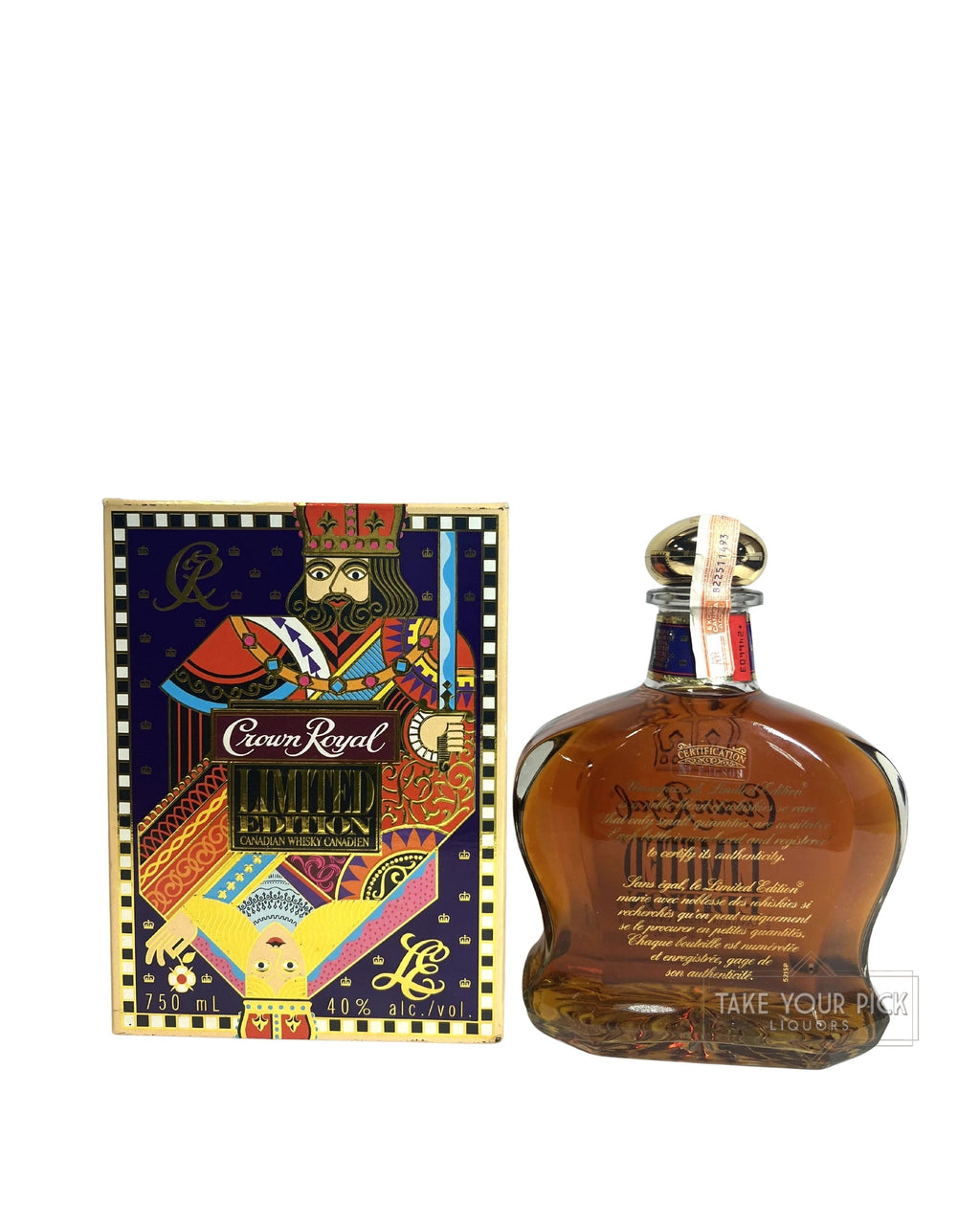 Crown Royal Limited Edition Poker Set (1978) 80 Proof 750ml
