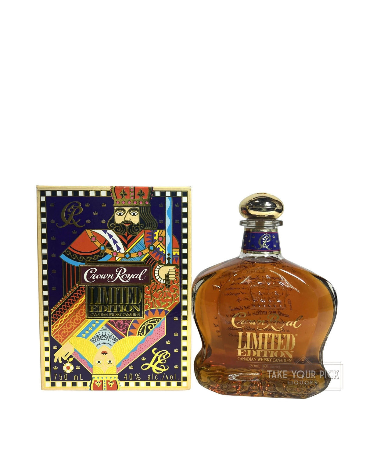 Crown Royal Limited Edition Poker Set 80 Proof 1979 750ml