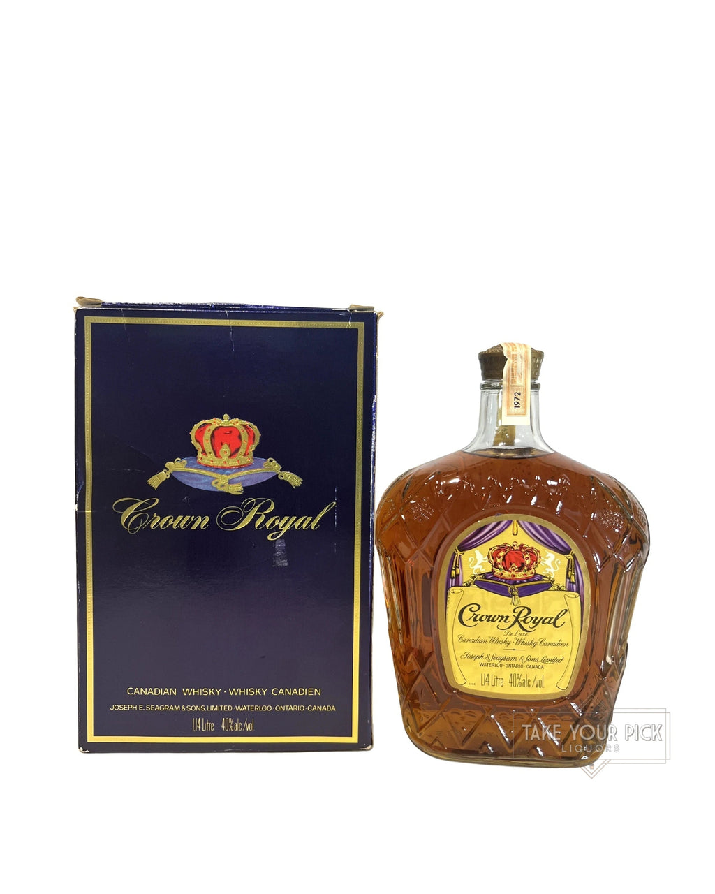 Crown Royal (1972) 80 Proof 1.14 Liter