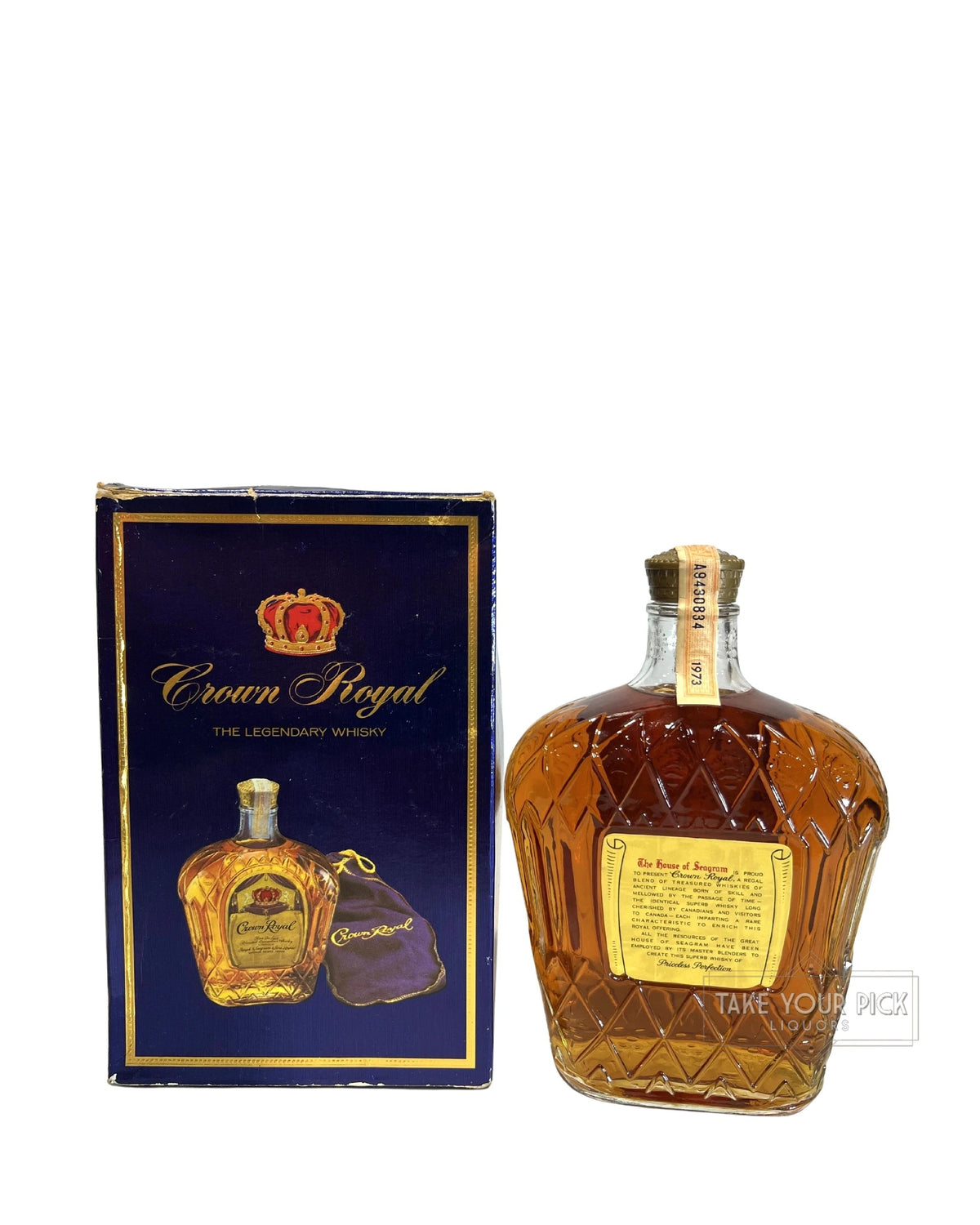 Crown Royal (1973) 80 Proof 750ml