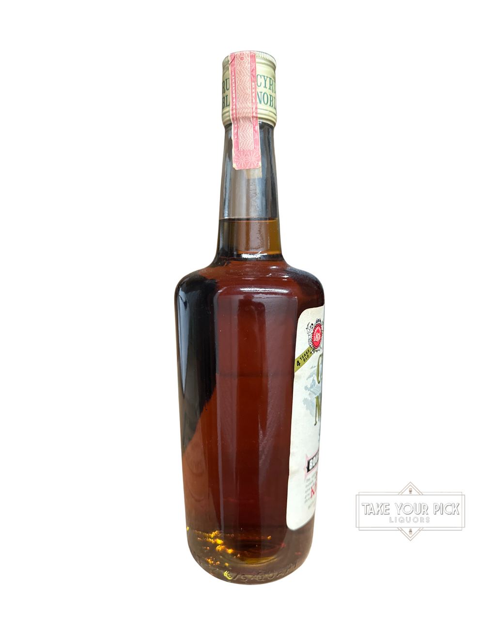 1973 Cyrus Noble Straight Bourbon Whiskey 86 Proof 4/5 Quart