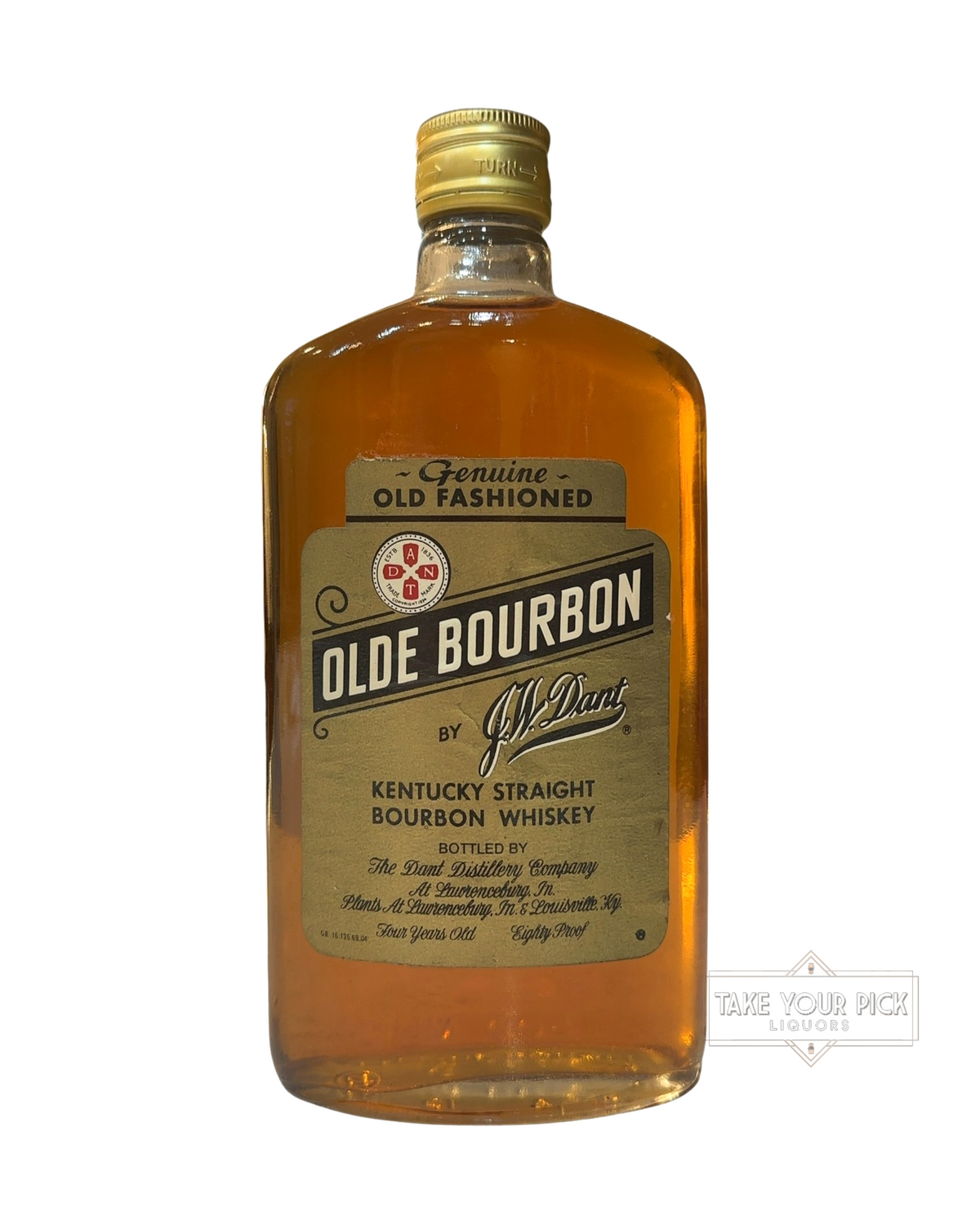 1981 JW Dant Olde Bourbon 80 Proof 500ml
