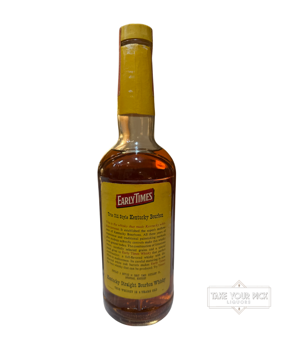 1983 Early Times Kentucky Straight Bourbon Whisky 80 Proof 700ml