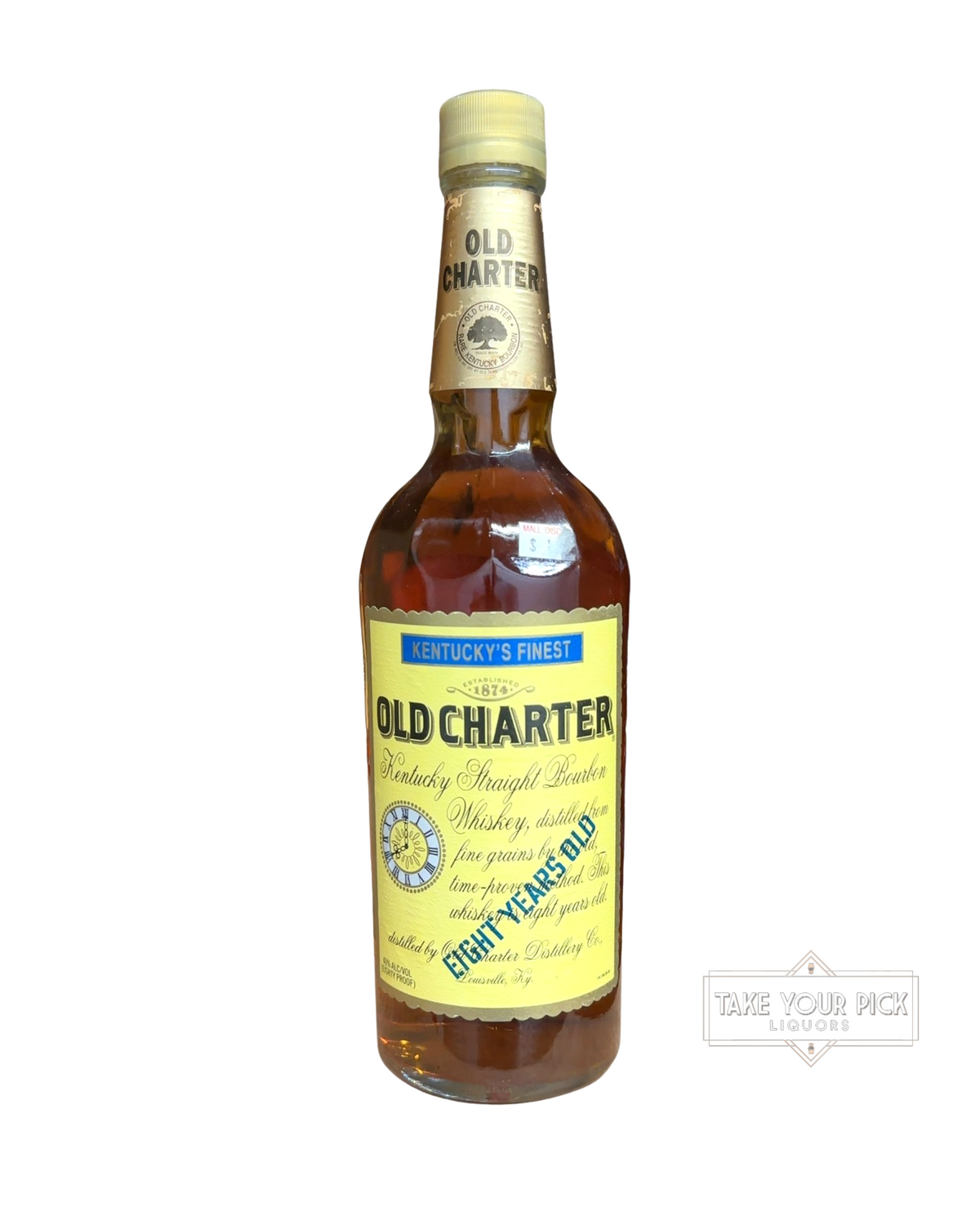 1995 Old Charter Kentucky Straight Bourbon Whiskey 80 Proof 750ml