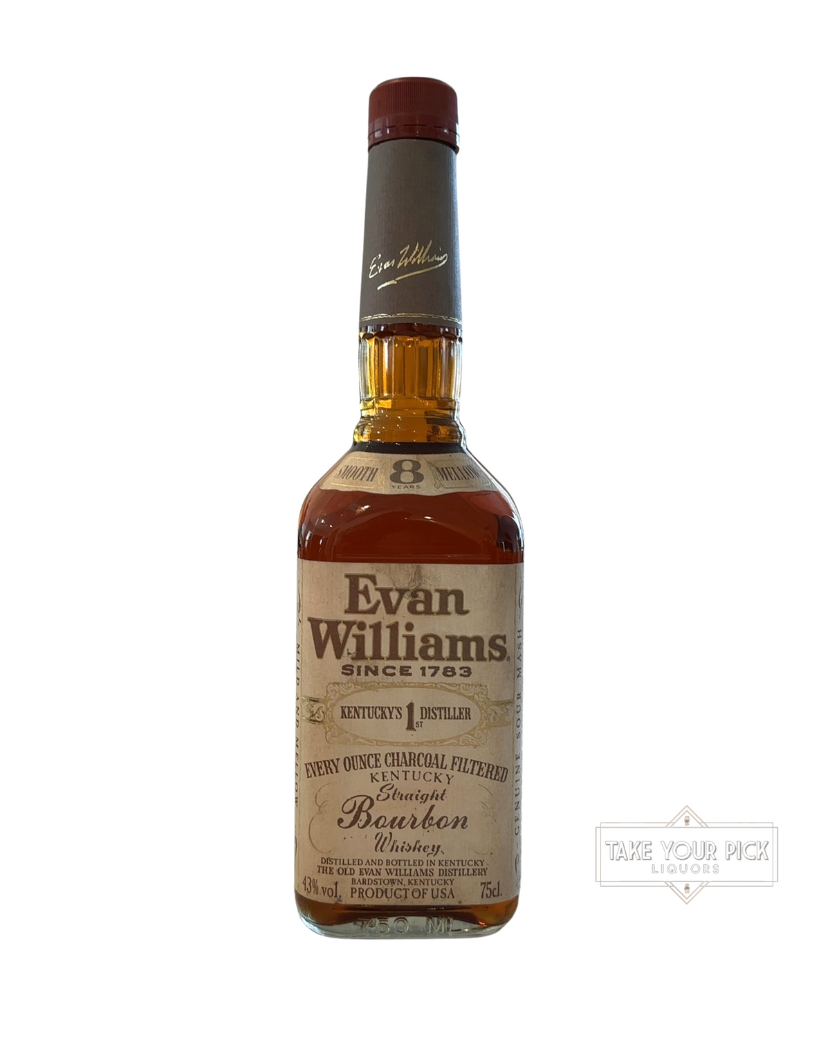 1997 Evan Williams Kentucky Straight Bourbon Whiskey 86 Proof 750ml