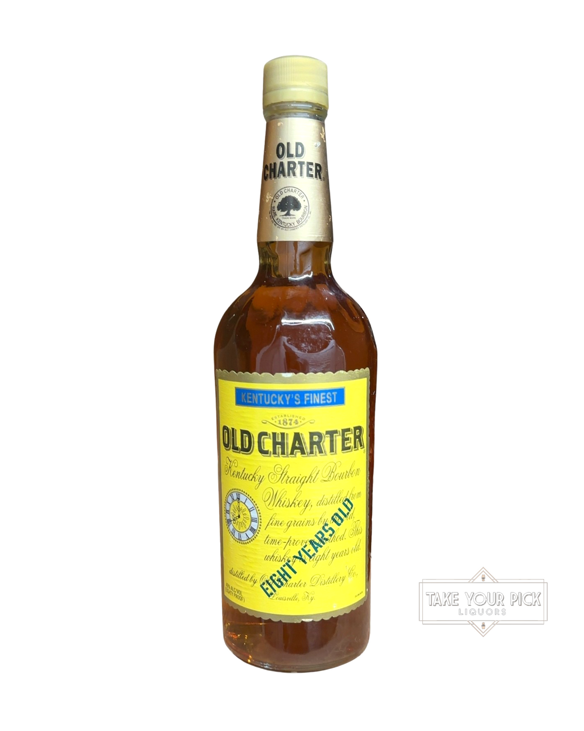 1997 Old Charter Distillery Co. Charter Kentucky Straight Bourbon Whiskey 80 Proof 750ml