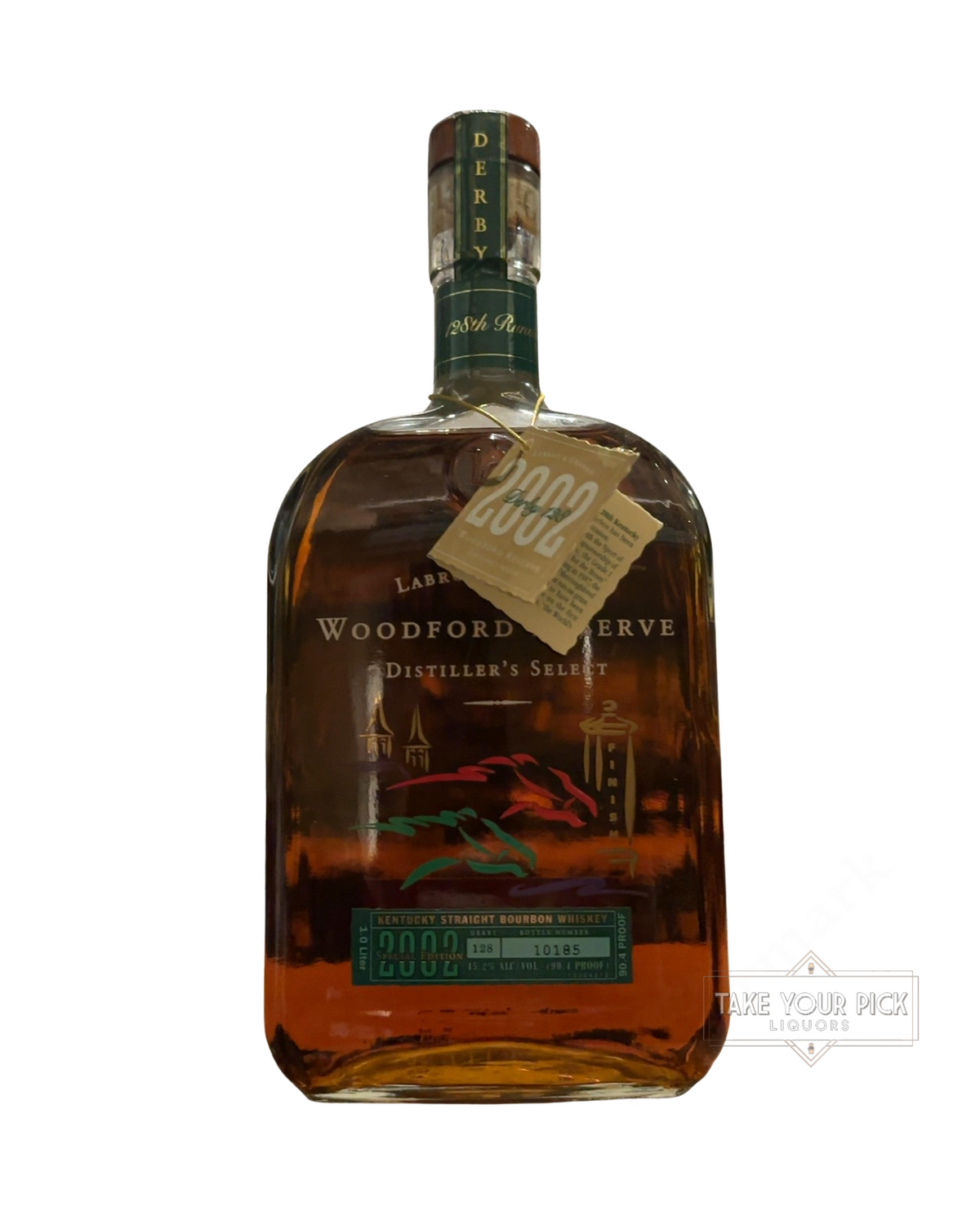 2002 Woodford Reserve Distiller's Select 128th Run Derby Special Edition 90.4 Proof 1.0 Liter