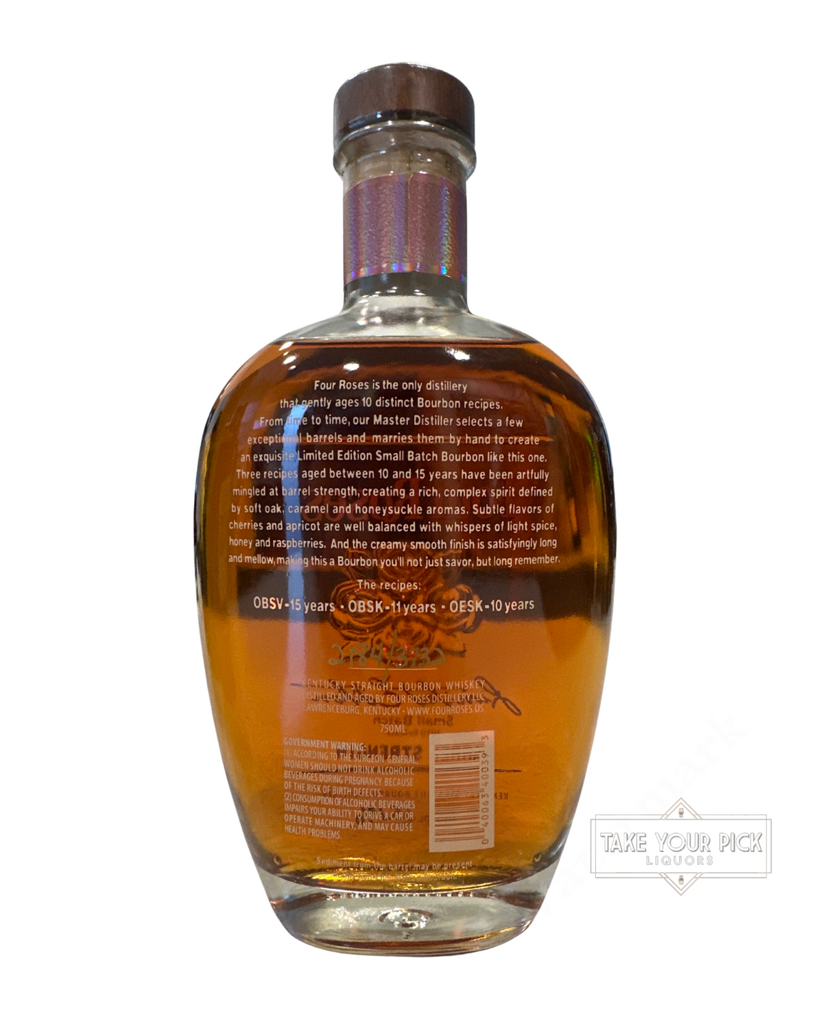 2010 Four Roses Small 110.2 Proof 750ml