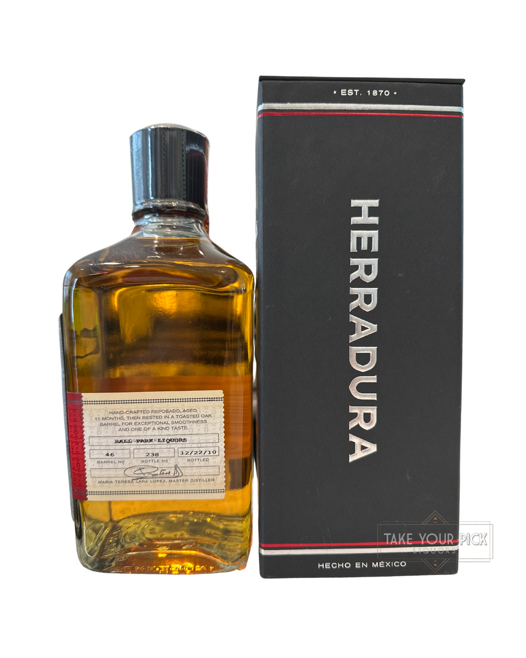 2010 Herradura Double Barrel Reposado Tequila 80 Proof 750ml