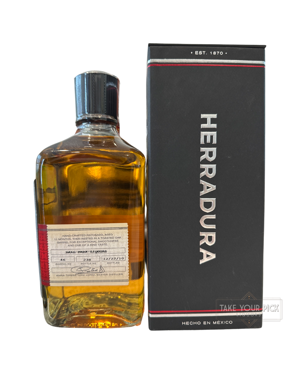 2010 Herradura Double Barrel Reposado Tequila 80 Proof 750ml