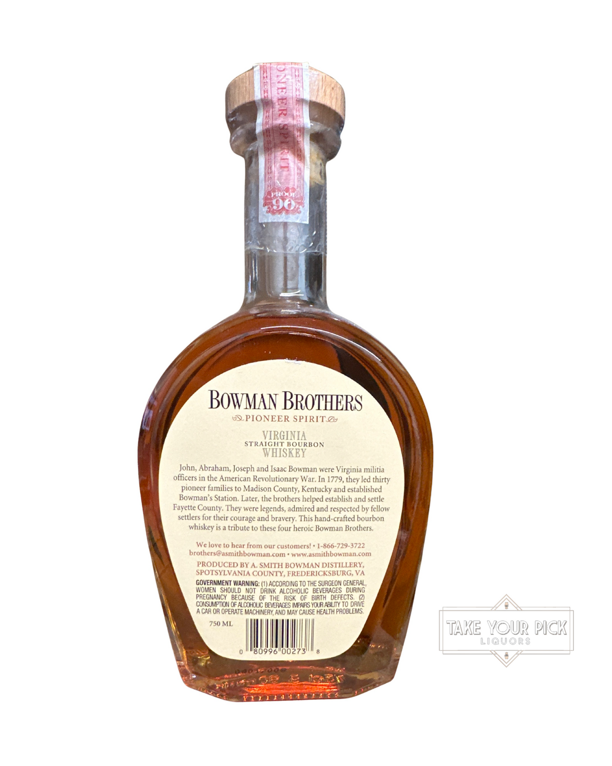 2011 Bowman Brothers Kentucky Barrel Society PIck 90 Proof