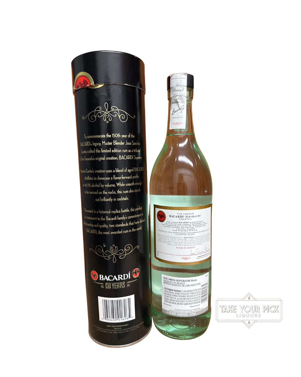 2012 Bacardi Ron Superior de BACARDI Y Cia. Ron Carta Blanca 89 Proof 750ml