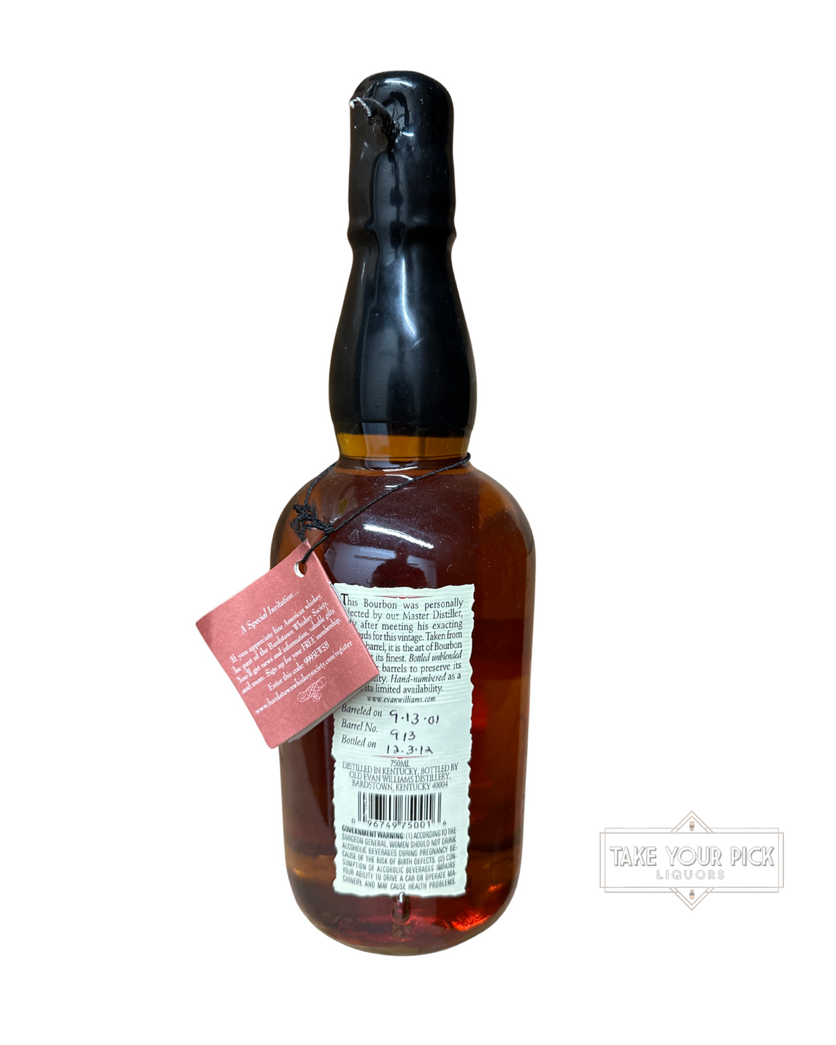 2012 Heaven Hill Evan Williams 86.6 Proof 750ml