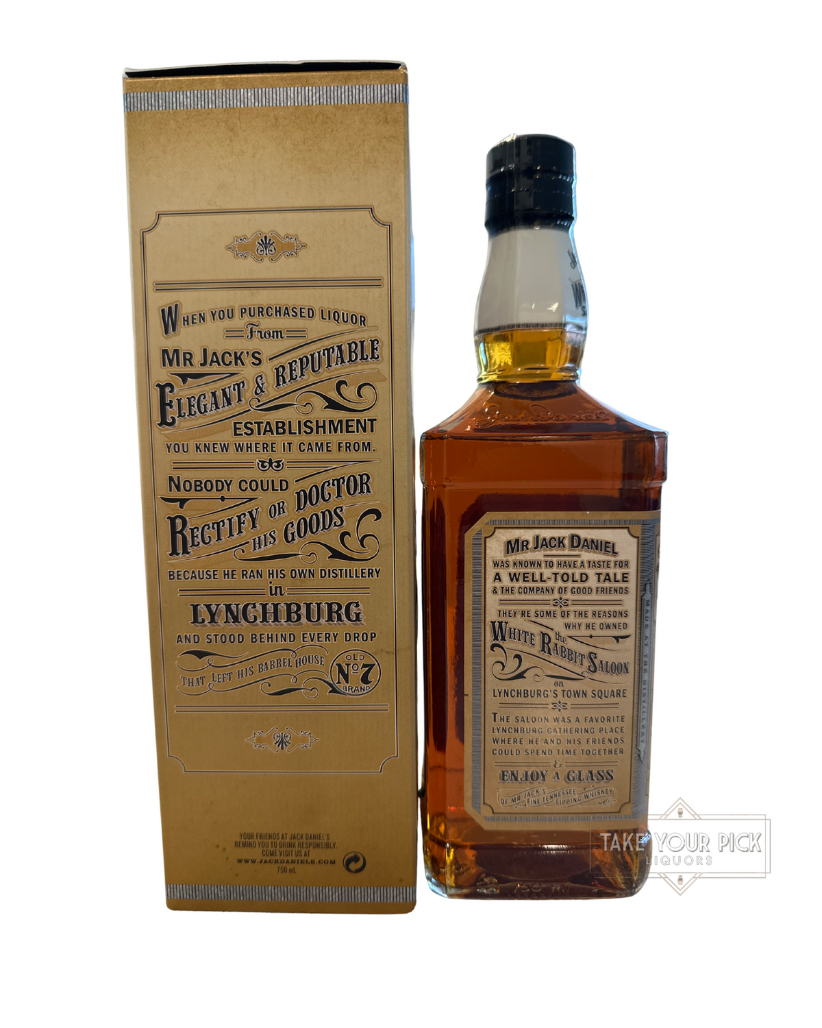 2012 Jack Daniel's 120th Anniversary of the White Rabbit Saloon Tennessee Whiskey 86 Proof 750ml