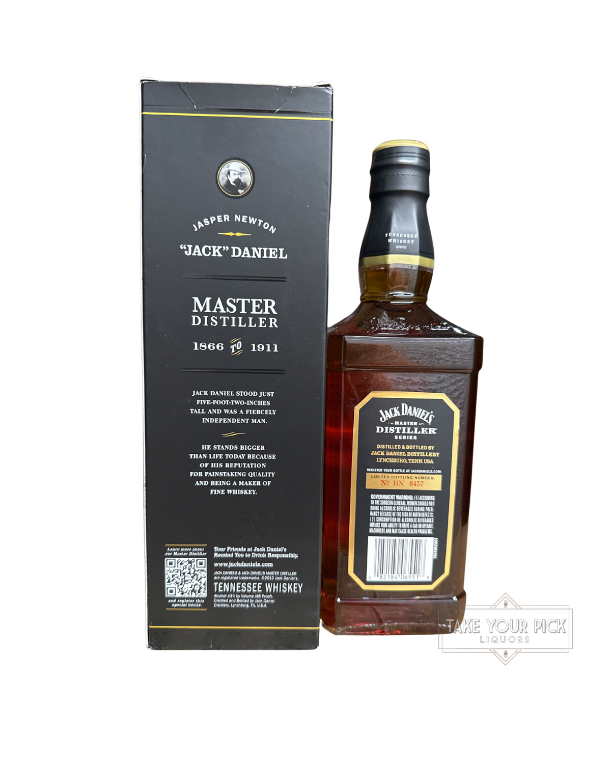 2012 Jack Daniel's Master Distiller Series Limited No. 1 Edition 86 Proof 750ml