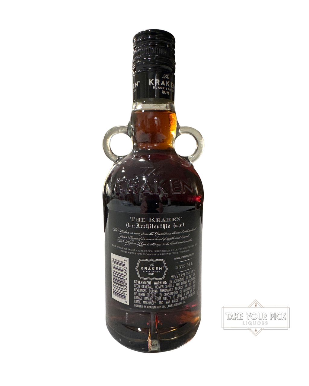2012 The Kraken Black Spiced Rum 70 Proof 375ml