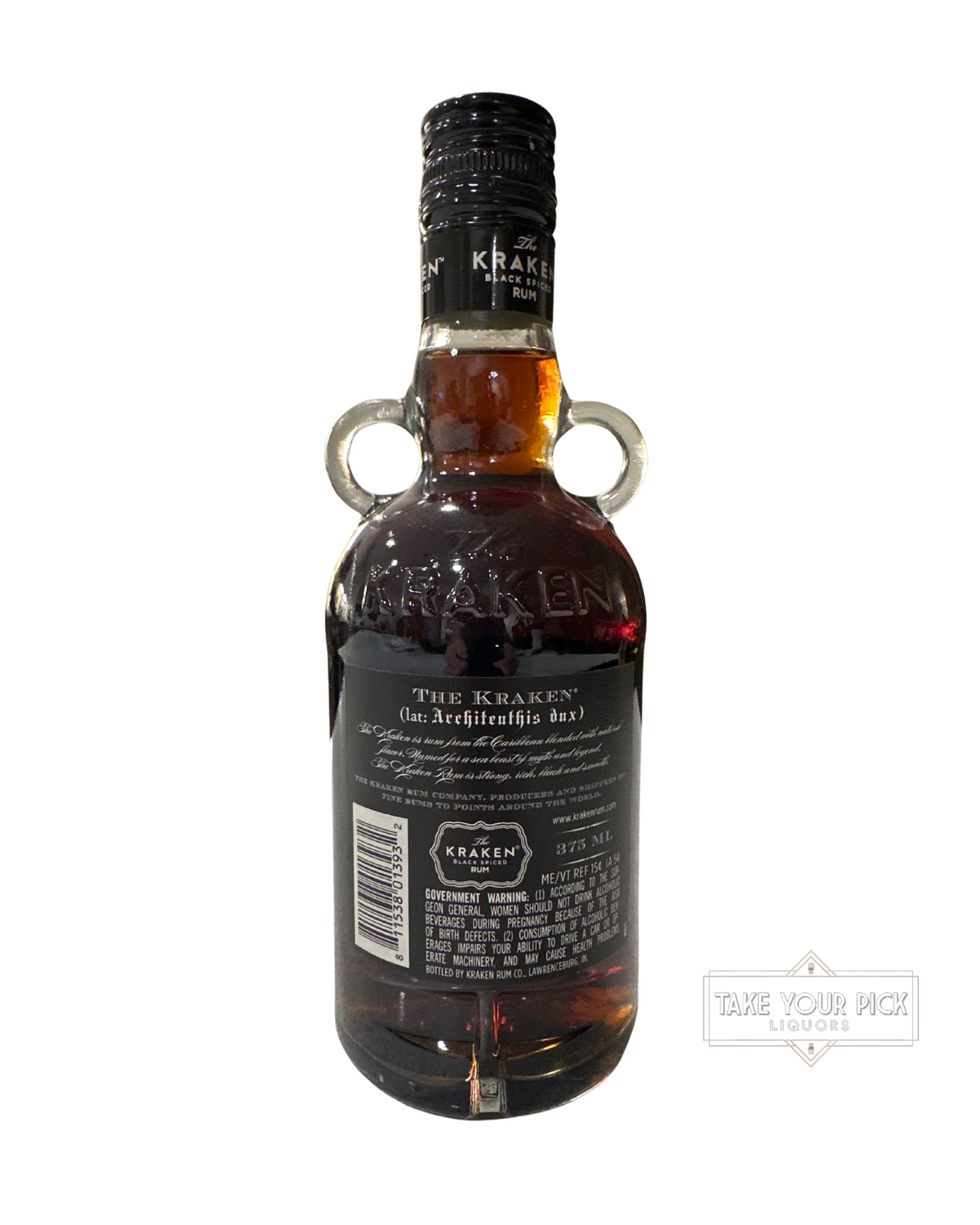 2012 The Kraken Black Spiced Rum 70 Proof 375ml