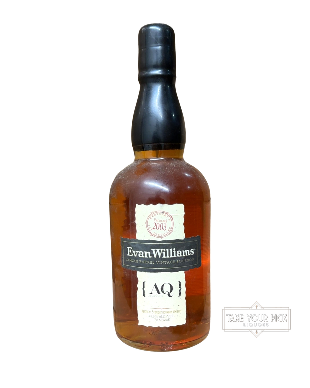 2013 Evan Williams Single Barrel Vintage Bourbon 86.6 Proof 750ml