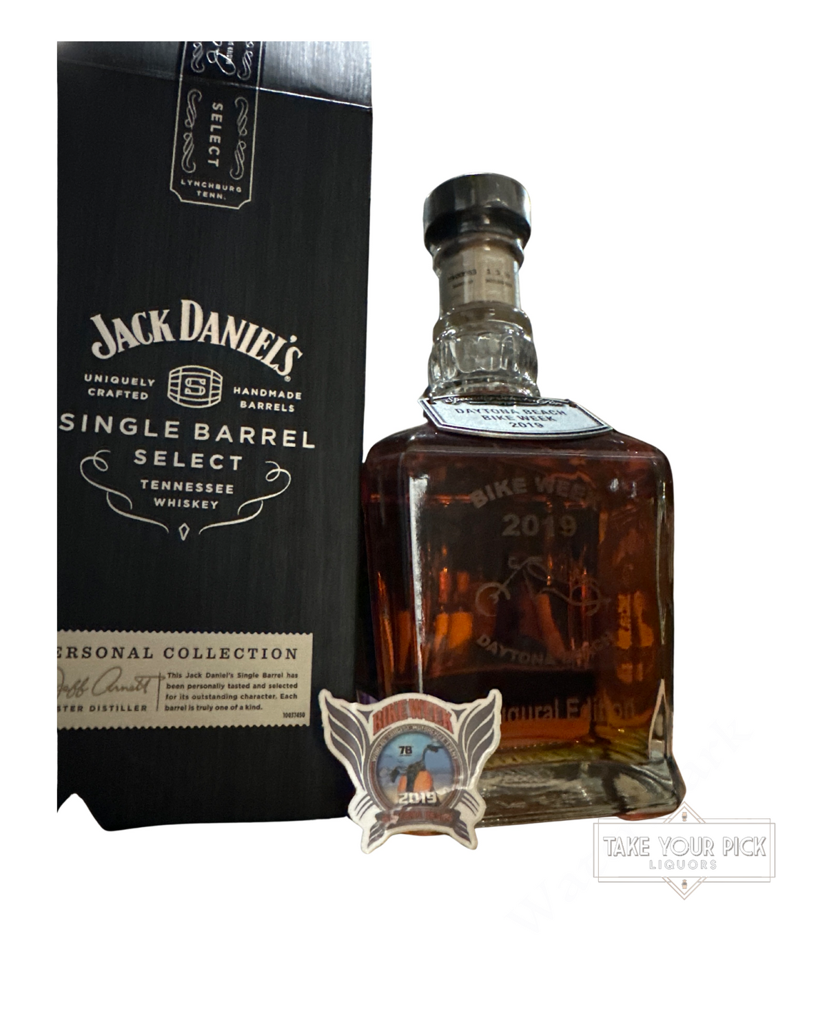 2019 Jack Daniel's Daytona Bike Week Jack Daniel's Single Barrel Select Tennessee Whiskey 94 Proof 750ml