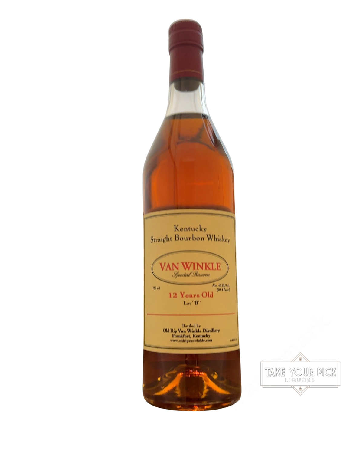 Van Winkle / Old Rip Van Winkle Distillery Special Reserve 12 Years Old Lot "B" 90.4 Proof