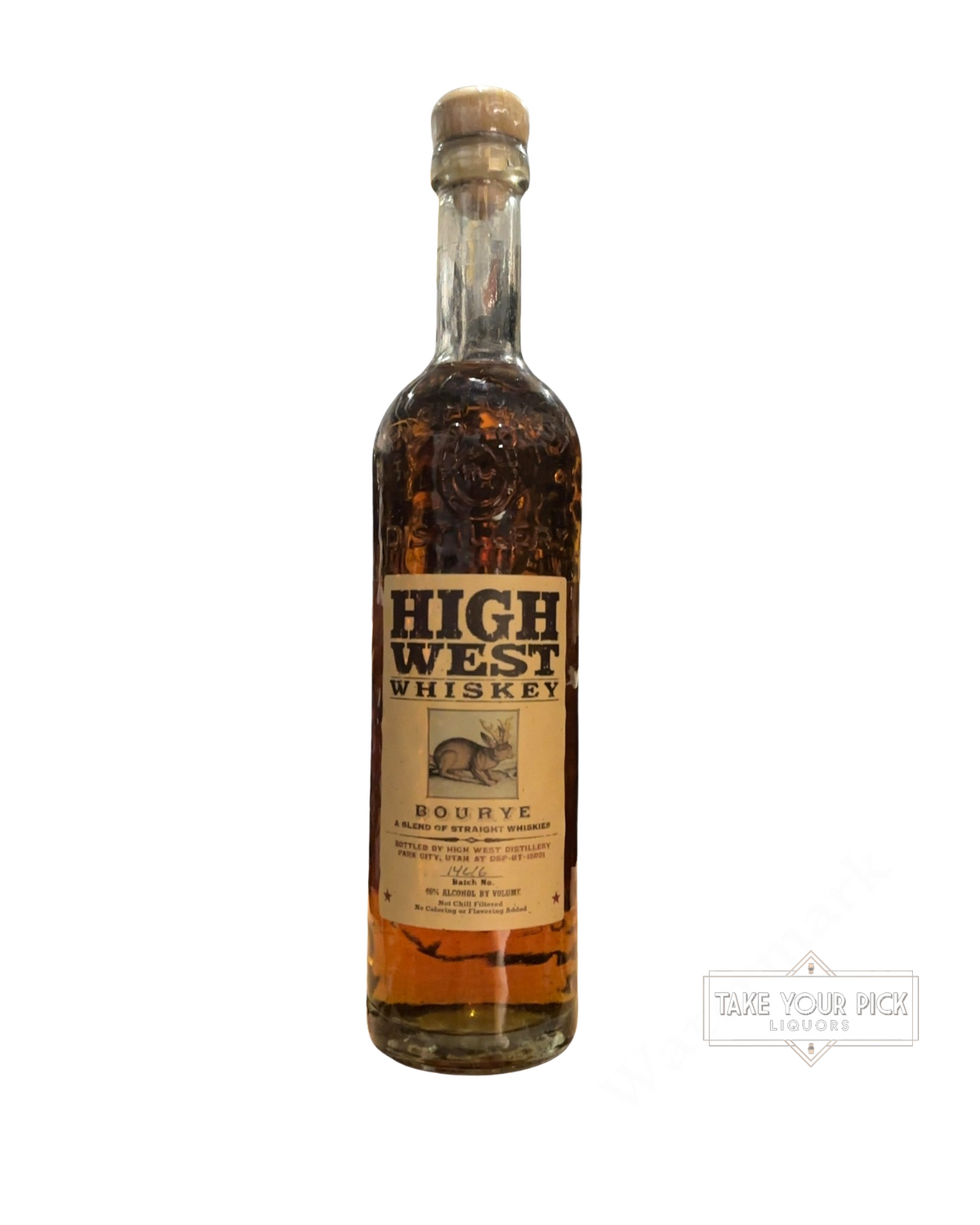2014 High West Distillery Bourye A Blend of Straight Whiskies 92 Proof 750ml