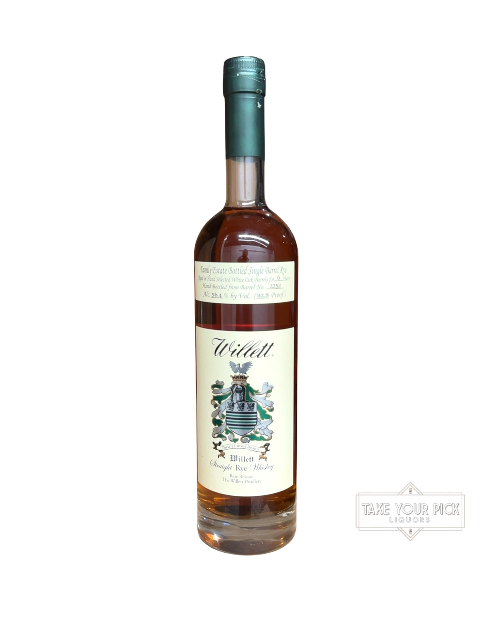 2019 Willett 6 Year Single Barrel Rye (Salty Knots #2252) 112.8 Proof 750ml