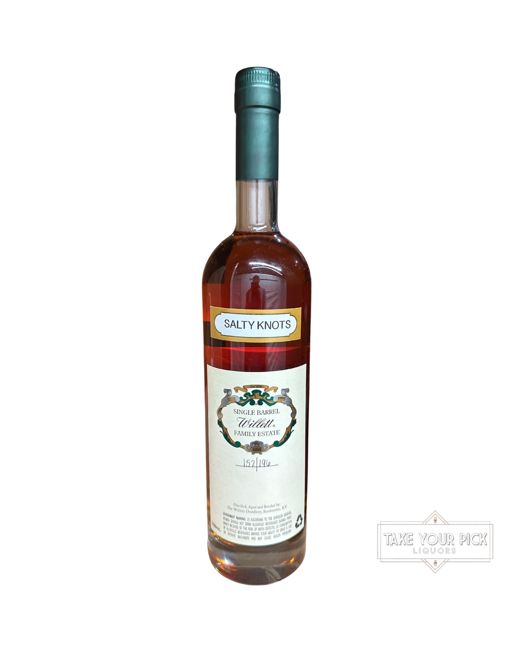 2019 Willett 6 Year Single Barrel Rye (Salty Knots #2252) 112.8 Proof 750ml