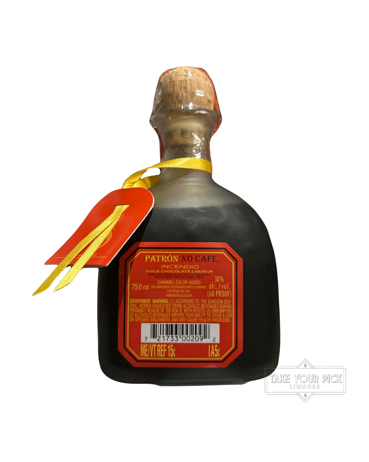 2014 Patrón XO Cafe Incendio 60 Proof 750ml