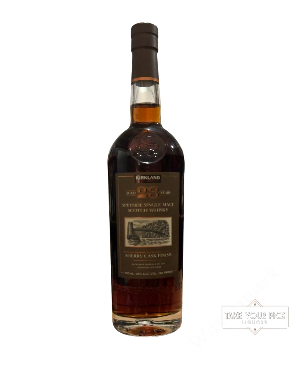 2020 Kirkland (Bottled by Alexander Murray & Co. Ltd.) Kirkland Aged 23 Years Speyside Single Malt Scotch Whisky 92 Proof