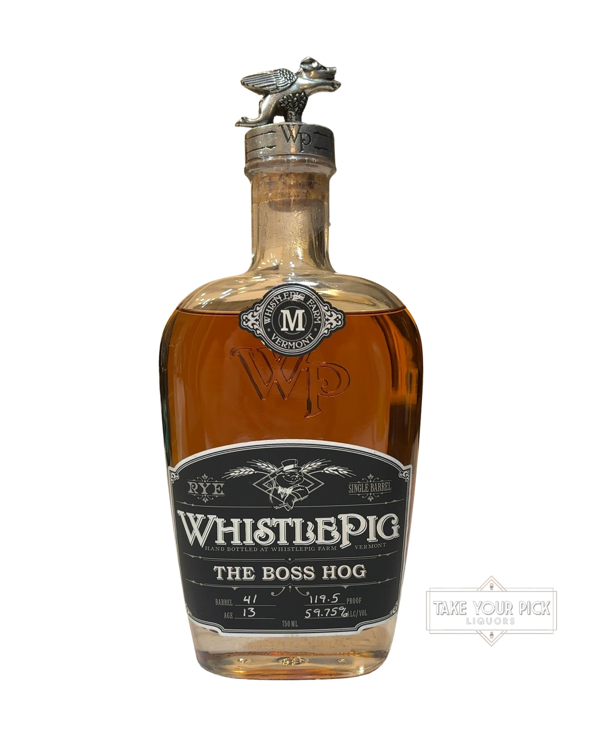 2014 WhistlePig Boss Hog Mortimer Straight Rye Whiskey 119.5 Proof 750ml