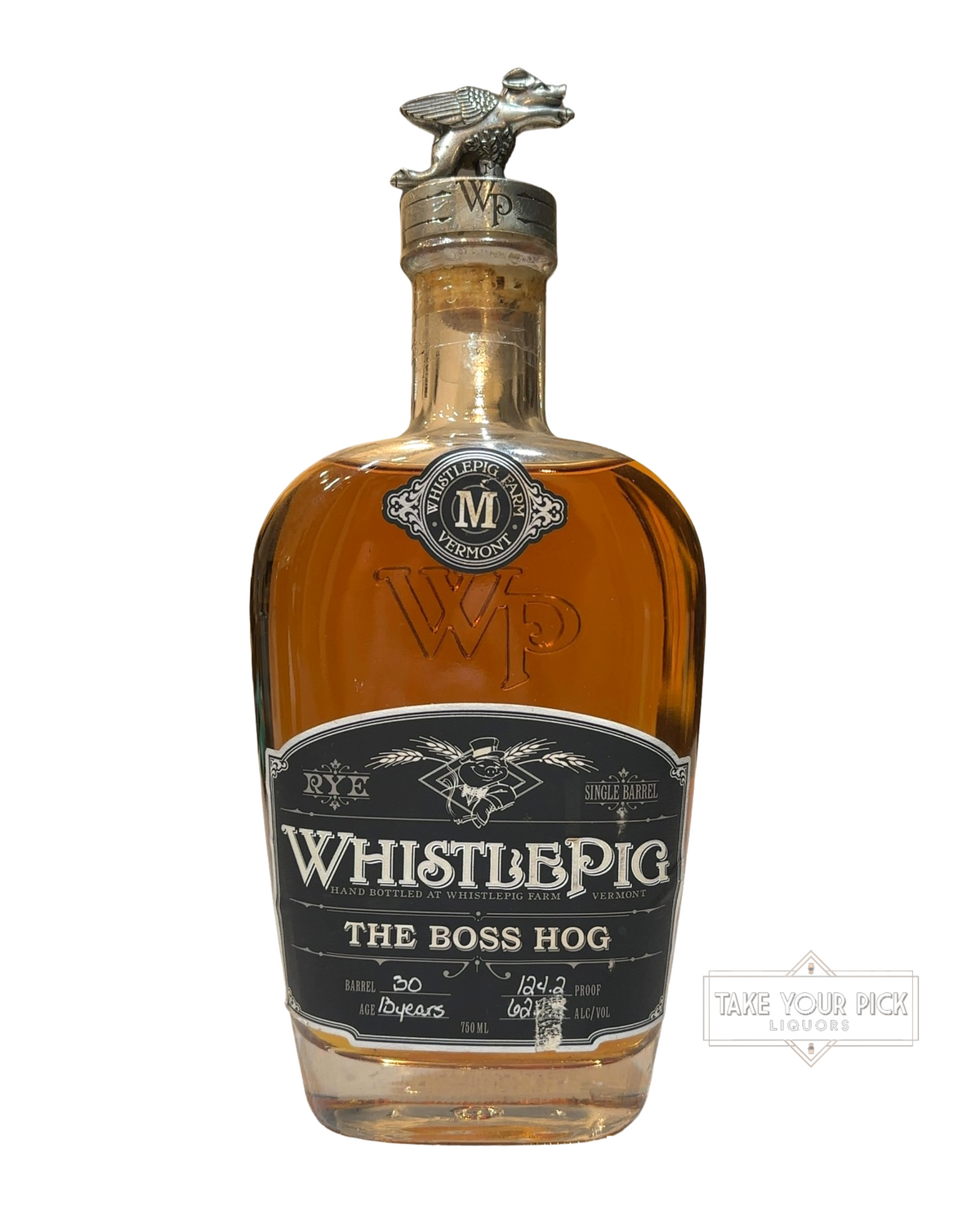 2014 WhistlePig Boss Hog Mortimer Straight Rye Whiskey 124.2 Proof 750ml