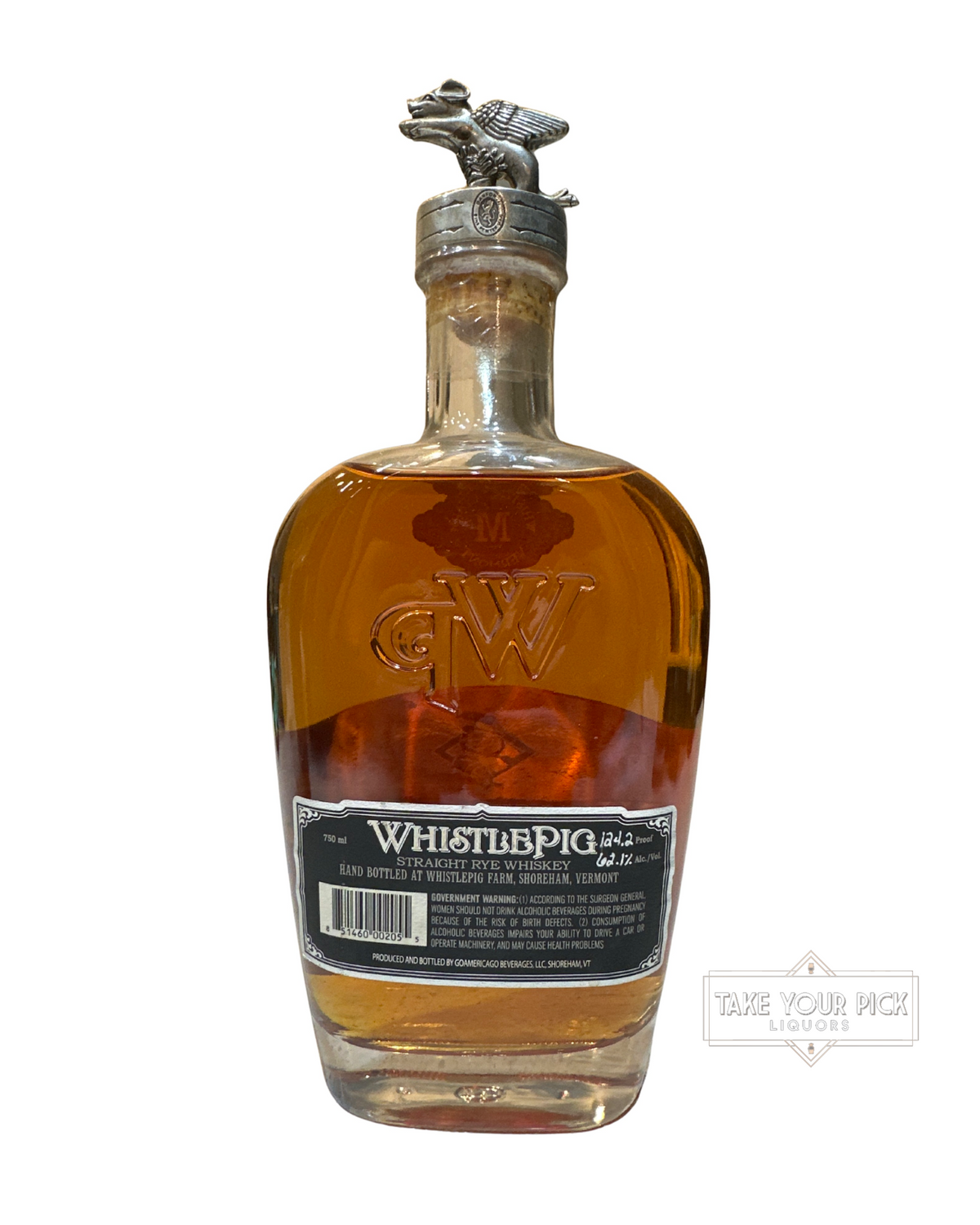 2014 WhistlePig Boss Hog Mortimer Straight Rye Whiskey 124.2 Proof 750ml