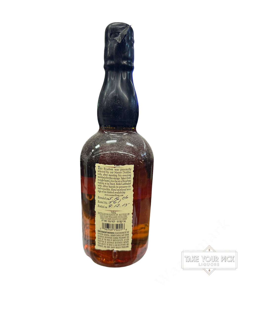 2015 Evan Williams 86.6 Proof 750ml