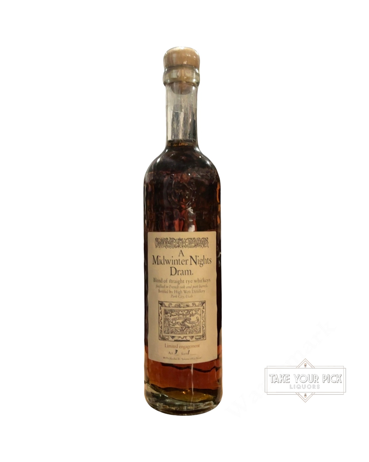 2015 High West Distillery A Midwinter Nights Dram 98.6 Proof 750ml (Act 3)