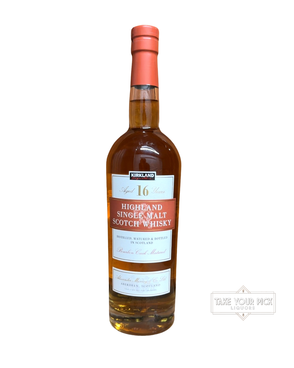 2016 Alexander Murray Aberdeen Kirkland Highland Single Malt Scotch Whisky Aged 16 Years 80 Proof 750ml