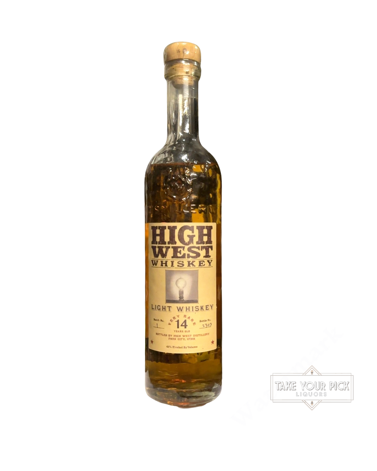 2016 High West Distillery High West Light Whiskey 92 Proof 750ml (Batch 1)