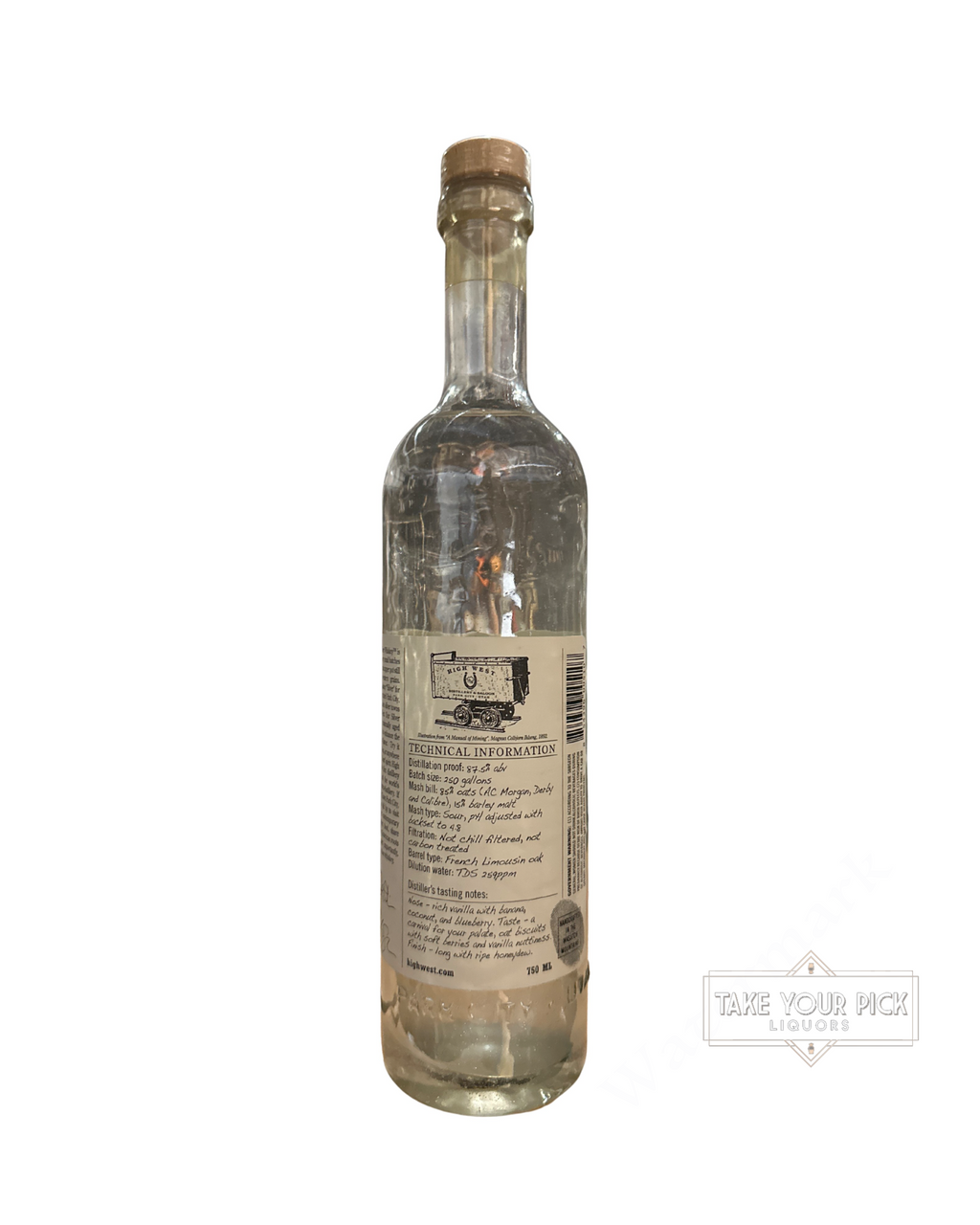 2016 High West Silver Western Oat 80 Proof 750ml
