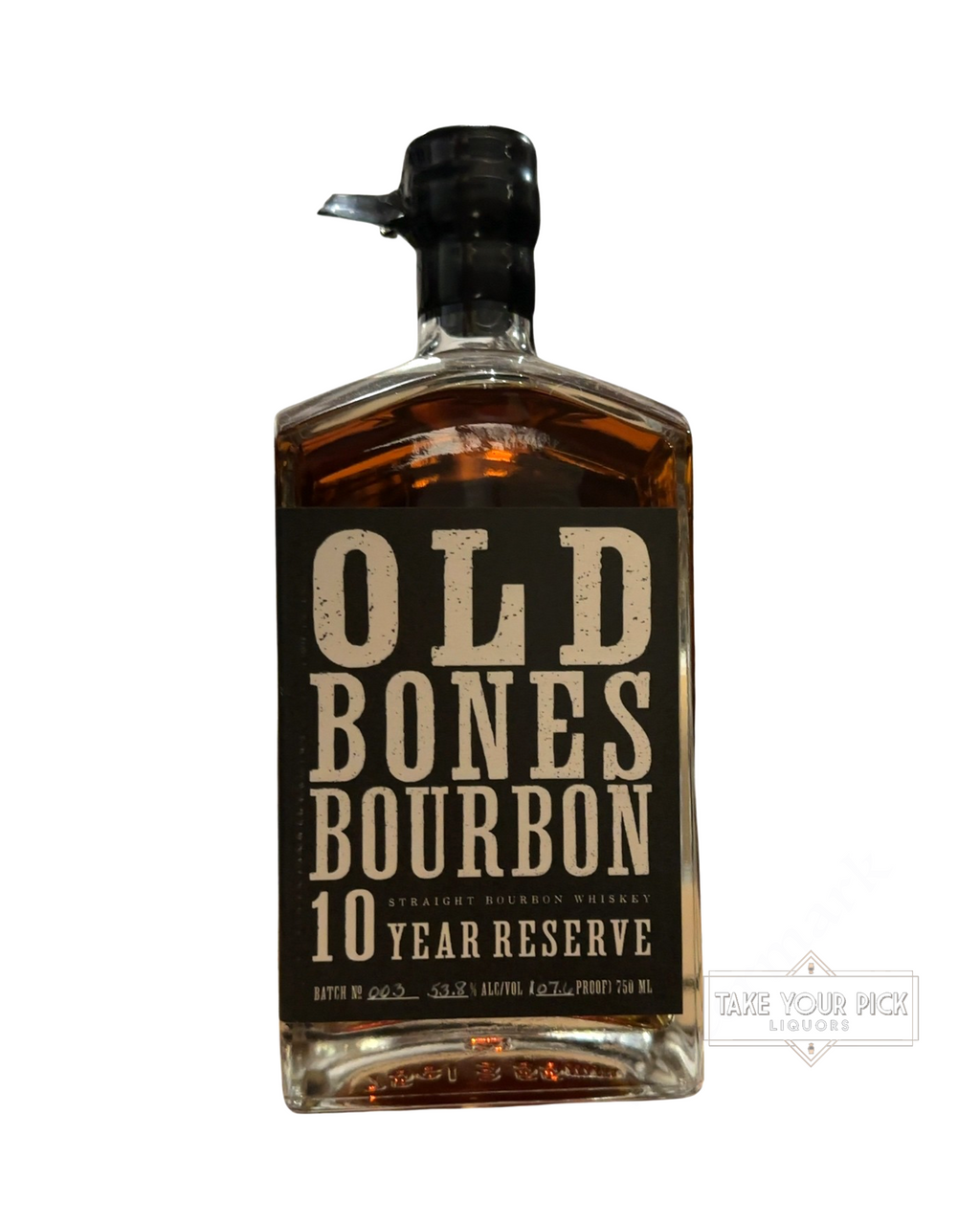 2016 Old Bones Bourbon 10 Year Reserve 107.6 Proof